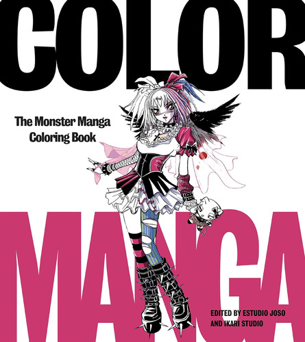 Libro: Color Manga: The Monster Manga Coloring Book