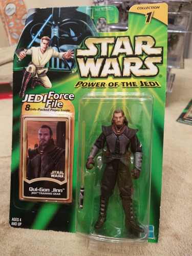 Star Wars Power Of The Jedi Qui Gon Jedi Training Gear Unico