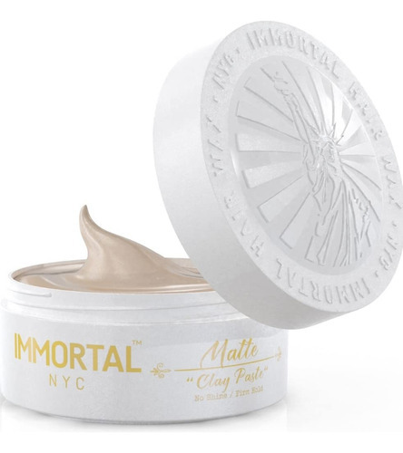 Immortal Nyc Pasta Para El Cabello Para Hombre, Agarre Firme