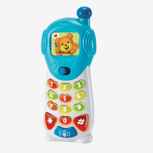Imagen 2 de 5 de Telefono Didactico Con Luz Y Sonido Winfun (3702)