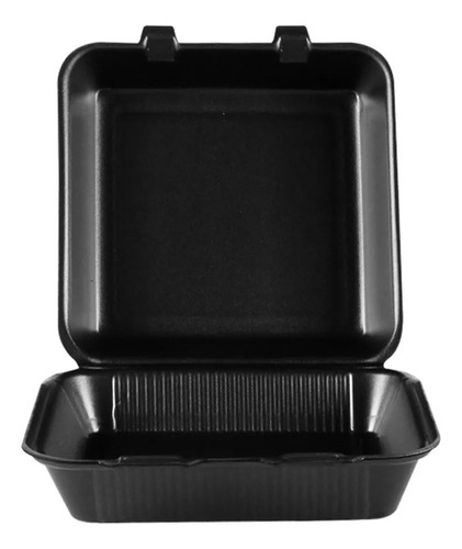 Contenedor Térmico Liso Negro Reyma 8x8 Caja Con 200 Piezas