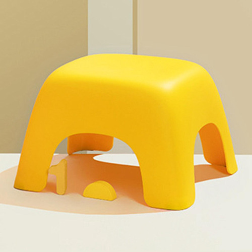 Nuevo Taburete Cuadrado Moderno Minimalista Amarillo