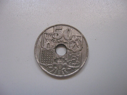 Moneda España 50 Centimos 1949