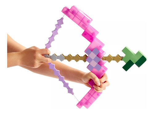 Arco Encantado De Minecraft Con Flecha En Forma De Poción