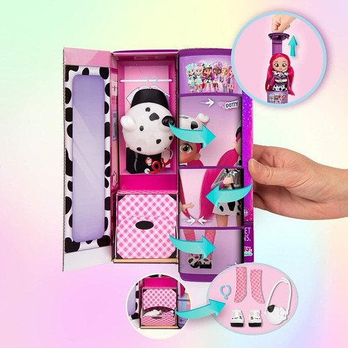 Imagen 4 de 8 de Cry Babies Bff Muñeca De 20cm Serie 1 Dotty