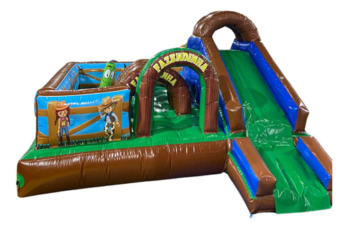 Multi Park Cowboy Inflável C/ Motor 5m X 4,9m X 1,6m