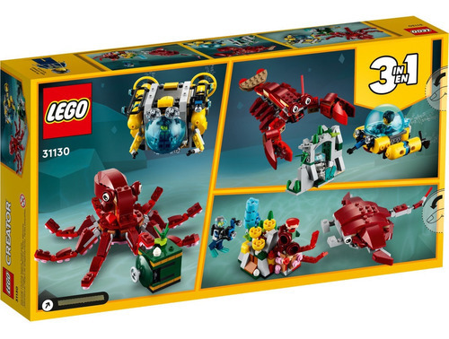 Lego Creator 3 en 1 - 31130 - Misión del tesoro hundido