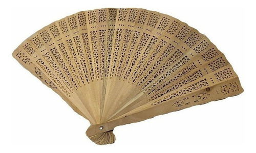 50 Fans, Wood For Wedding Events Medium Quality .