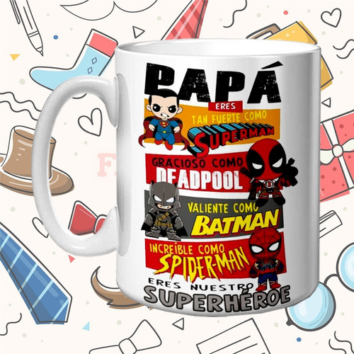 Imagen 4 de 10 de Taza Día Del Padre! Mi Papá Es Como... Varios Diseños