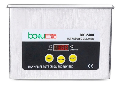 Imagen 2 de 7 de Tina Ultrasonido 800ml Limpiador Profesional Baku Bk 2400