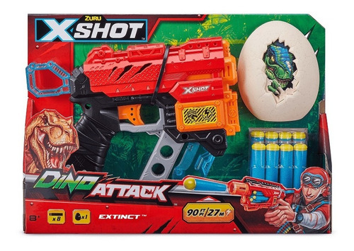Pistola De Dardos Zuru X Shot Dino Attack Extinct Blaster