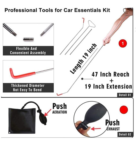 14 Pcs Car Tool Kit Professional Emergency With Auto Set