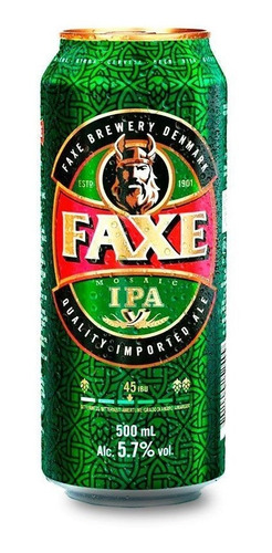 Caja X6 Cerveza Faxe Lata 500 Ml