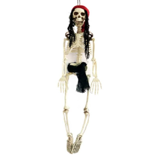 Colgante Esqueleto Pirata 93cm Decoracion Halloween