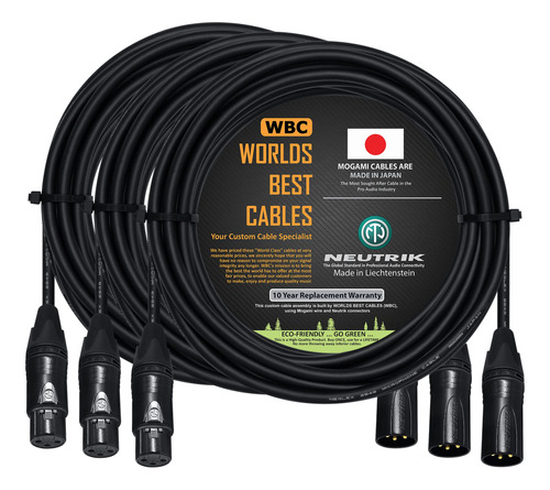 Best Cabl Cable Microfono Equilibrado 3 Unidad 20 Pie