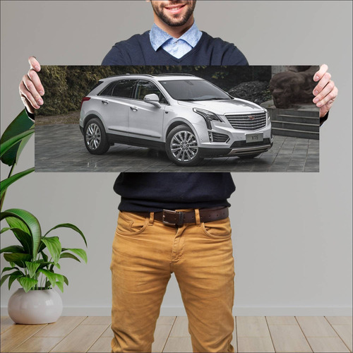 Cuadro 30x80cm Auto 2017 Cadillac Xt5 Platinum C 52