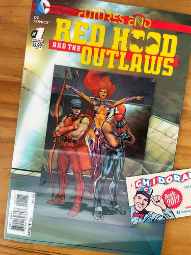 Comic - Futures End Red Hood And The Outlaws 1 Lenticular 3d