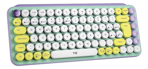 Teclado Inalámbrico Logitech Pop Keys Mecánico Daydream