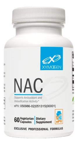 Xymogen Nac N-acetil-cisteína 600 Mg - Cardiovascular, Anti