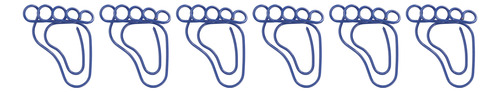 Clips Pequeños Con Forma De Pie, 100 Unidades, Antideslizant