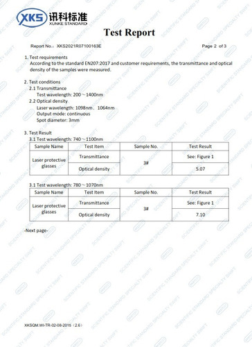 Imagen 4 de 10 de Anteojos De Seguridad Para Laser De Fibra 200nm-2000nm