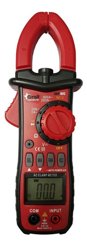 Pinza amperimétrica digital Gralf GAF-82C 600A 