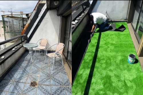 Pasto Sintético Decorapisos 10mm Rollo Para Balcones