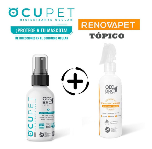 Öcupet + Renovapet Tópico Pets - Unidad a $828