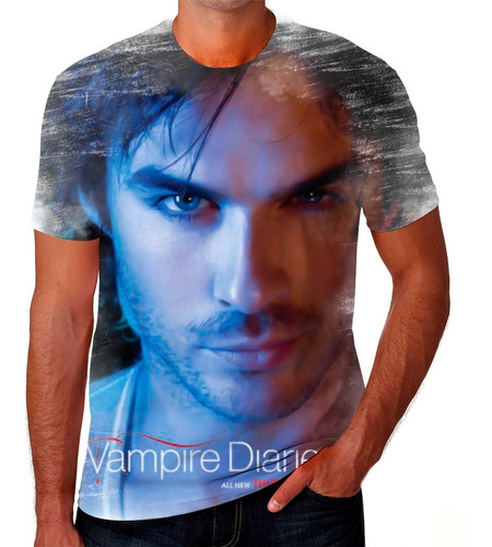  Camiseta Camisa Diários De Um Vampiro Envio Rapido  01