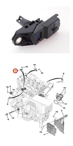 Sensor Presion Admision Peugeot Traveller 2.0 Hdi 9675541980