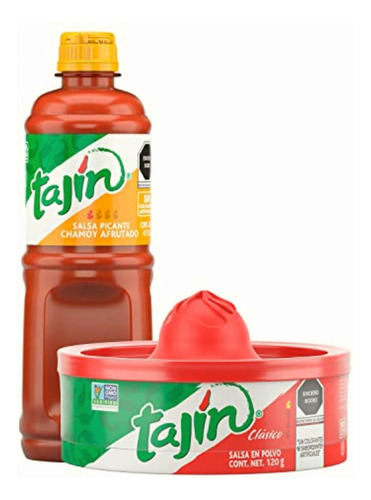 Tajín Kit: Escarchador 120g + Salsa Líquida Chamoy 475ml