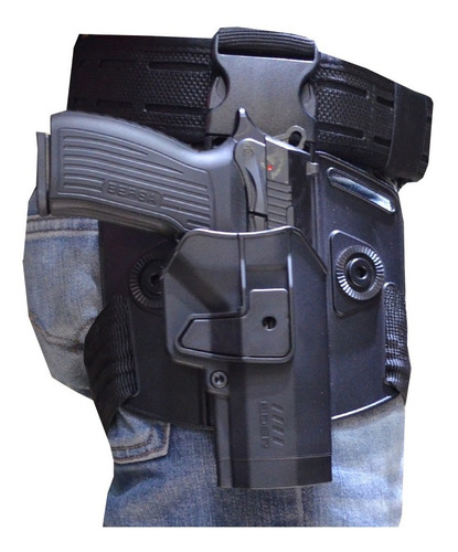 Imagen 6 de 8 de Base Pasacinto Plataforma Tactica De Polimero Boer® Low Ride