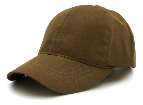 Gorra Beisbol Marrón Liso Classic Unisex Gabardina Eva Rain®