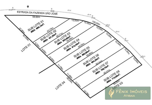Imagem 1 de 4 de Terreno, Rancho Caioçara Atibaia, 421,50m² - Codigo: 411 - V411
