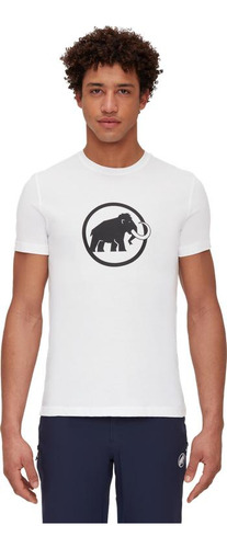 Polera Hombre Mammut Core T-shirt Classic Blanco