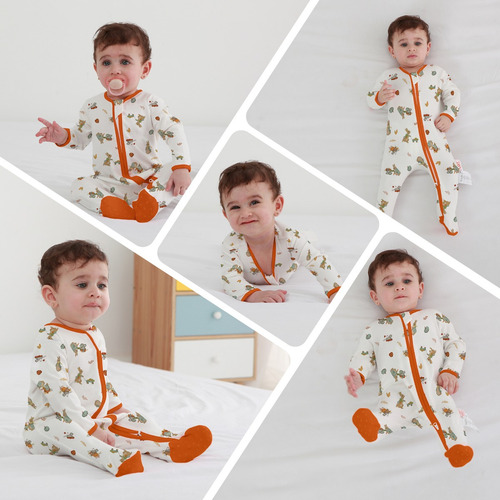 Pijama Para Bebé De Una Sola Pieza, Antideslizante