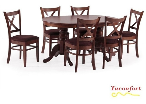 Juego De Comedor Madera Muebles Envio Gratis Montevideo