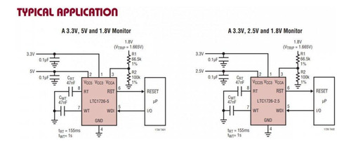 Ci Supervidor De Tensão Ltc1726ems8-5 C Reset Watchdog Timer
