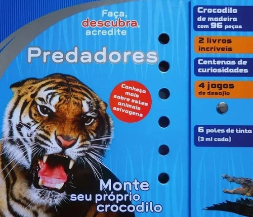 Faça, Descubra, Acredite - Predadores, De Deândhela, Tathi. Editorial Dcl, Tapa Mole En Português