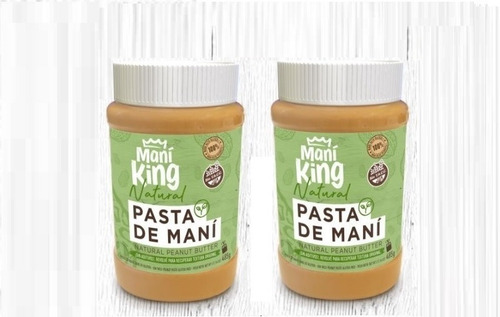 Packx2 Pasta Mani Natural 485gr Sin Tacc (mani King) Oferta