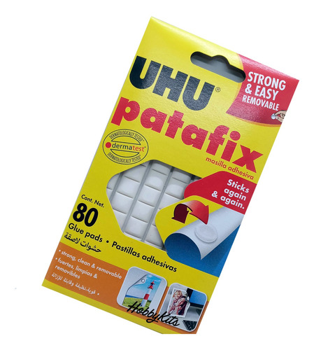 Masilla Adhesiva Uhu Patafix 80 Pads De Goma