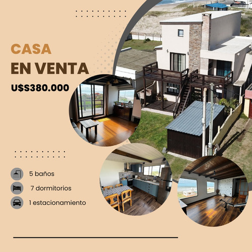 Casa Con Modernos Apartamentos A Pasos Del Mar En La Paloma - Antoniopolis (dueño Vende)