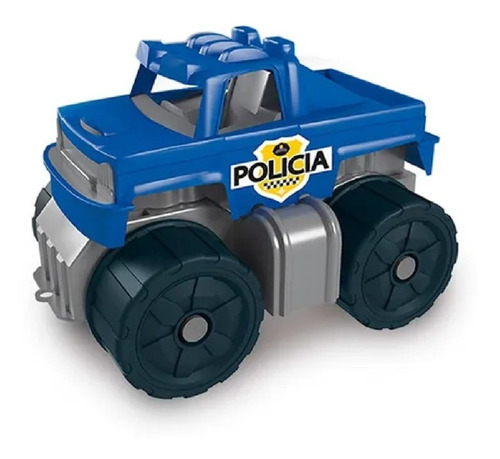Imagen 4 de 8 de Set Policía Camión + Camioneta Duravit Playking