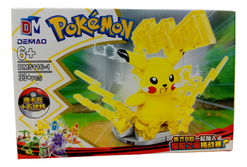 Figuras Para Armar, Set Con Pokémon 8 Personajes, Armables 8 Pokémon