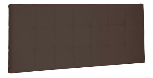 Cabeceira Painel Para Cama Box Queen 160 Verona Suede Cor Marrom/caf