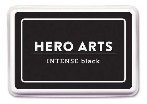 Almohadilla De Tinta Af345 Hero Hues, Negro Intenso, 3....