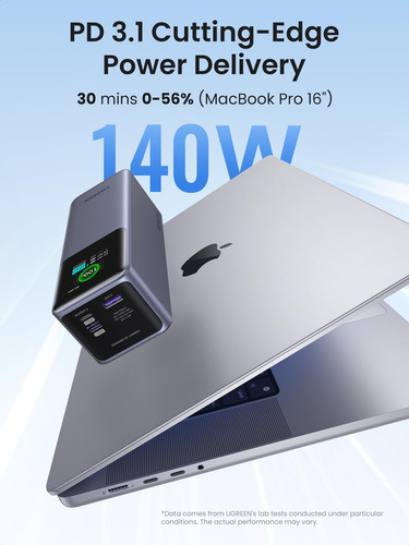 Batería Externa Ugreen Nexode De 25000 Mah, 200 W Con Carga