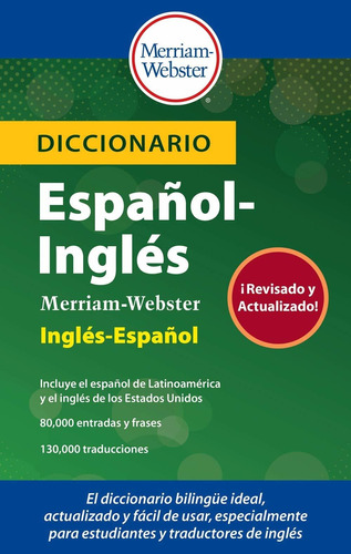 Libro Diccionario Español-inglés Merriam-webster (spa Lrb1