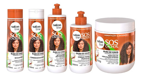 Salon Line Sos Coco Kit Completo 5 Produtos