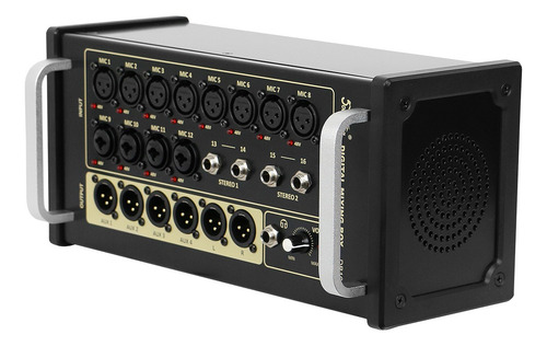 Mesa De Som Rak Box Digital Mixer Sound King Db16 16 Canais